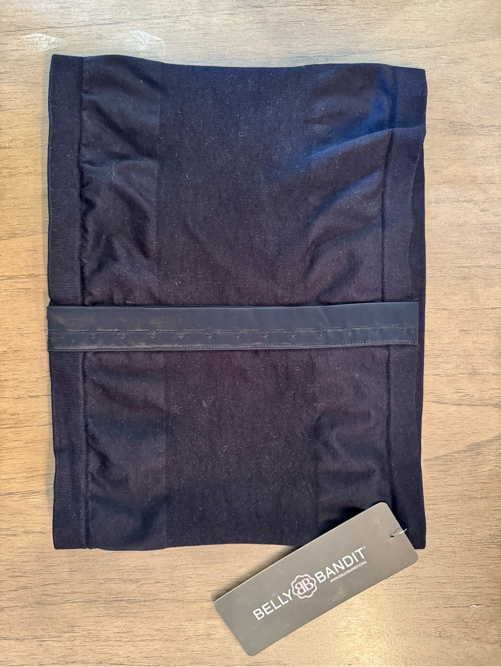 Belly Bandit Black Wrap with Pink Logo Tag